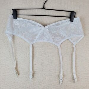 Garter Belt Empire White 2X Plus Size Drag Sissy Boudoir